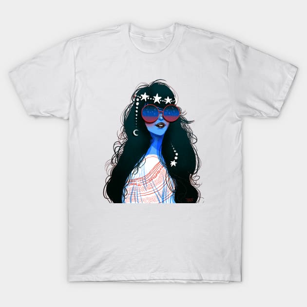 Moonbeam T-Shirt by megglester